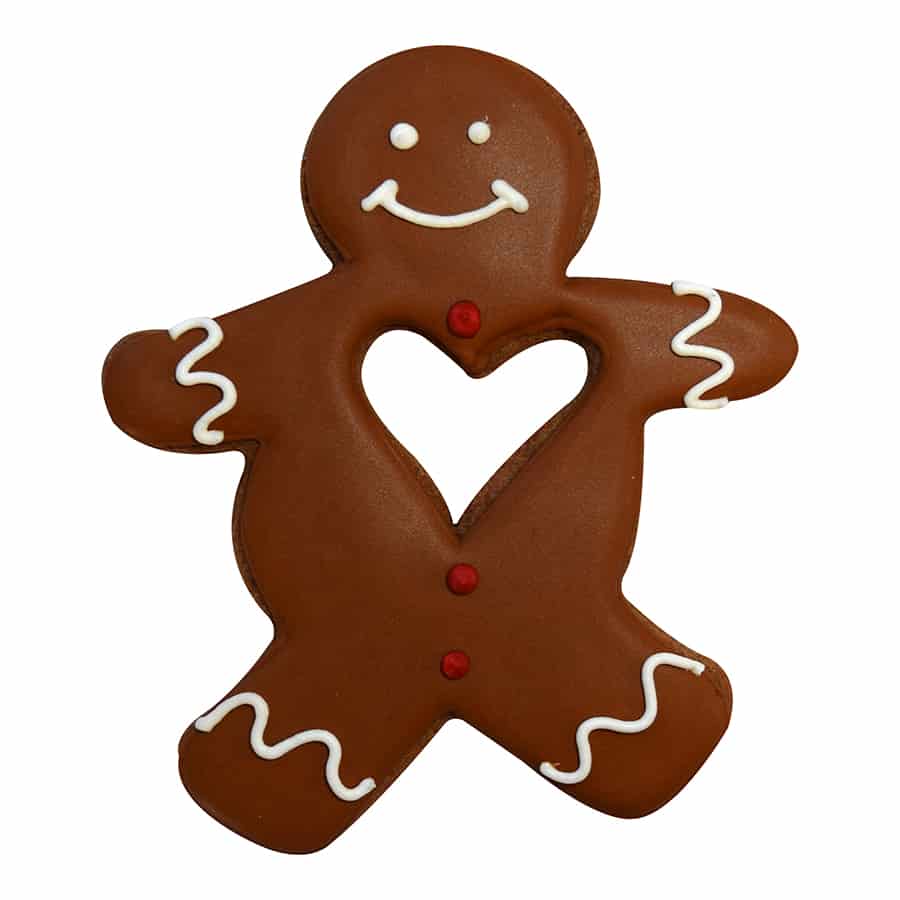 Download Gingerbread Boy Cookie Cutter (5", Brown) | R&M International