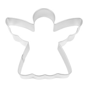 Engel Koekjesvorm - 4.3 Inch RVS - Perfect Voor Kerst, Pasen & Feestdagen - Leuke Baksets Voor Het Hele Gezin
