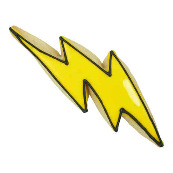 lightning bolt cookie