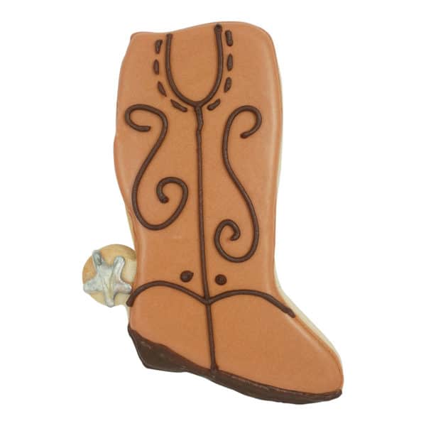 cowboy boot cookie