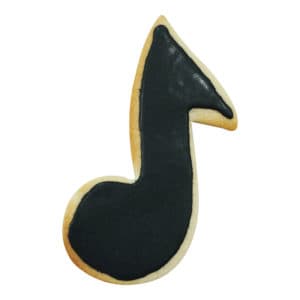music note cookie
