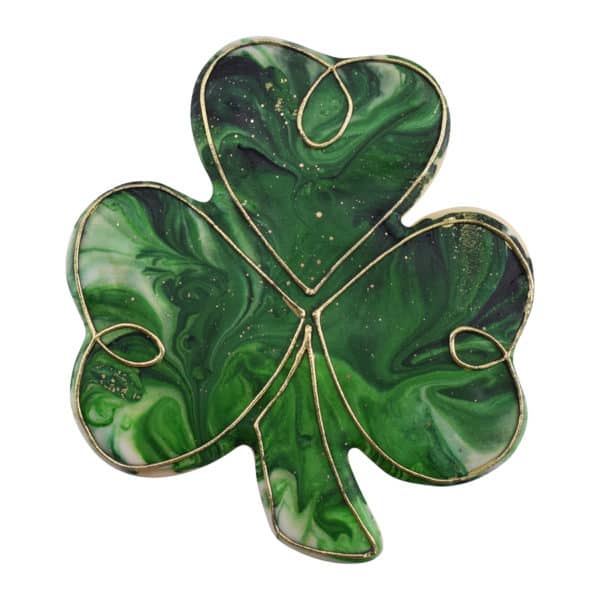 green clover cookie