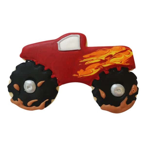 monster truck cookie