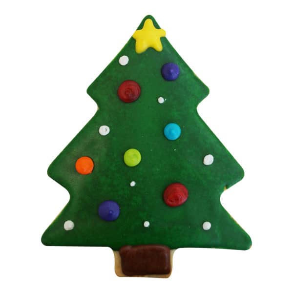 christmas tree cookie