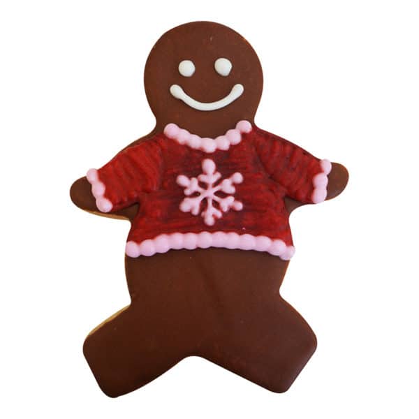 gingerbread boy christmas sweater cookie