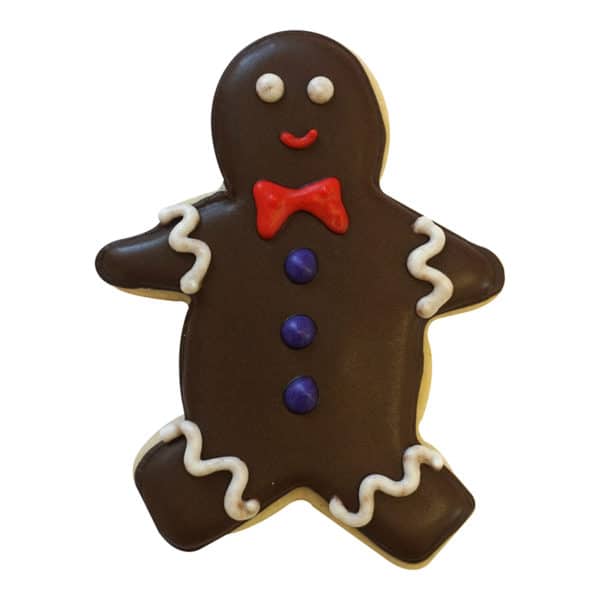 christmast gingerbread boy cookie