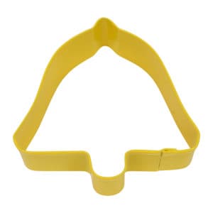 3.5" Yellow Bell cookie cutter
