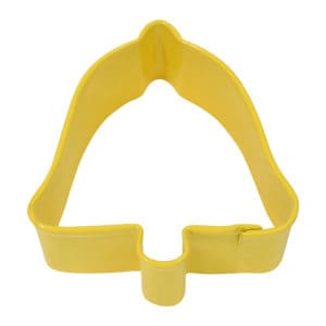 2.5" Yellow Bell cookie cutter