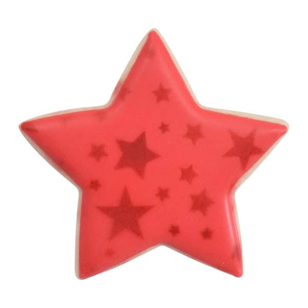 red star cookie