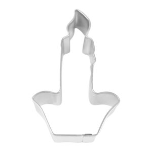 4" Candle cookie cutter