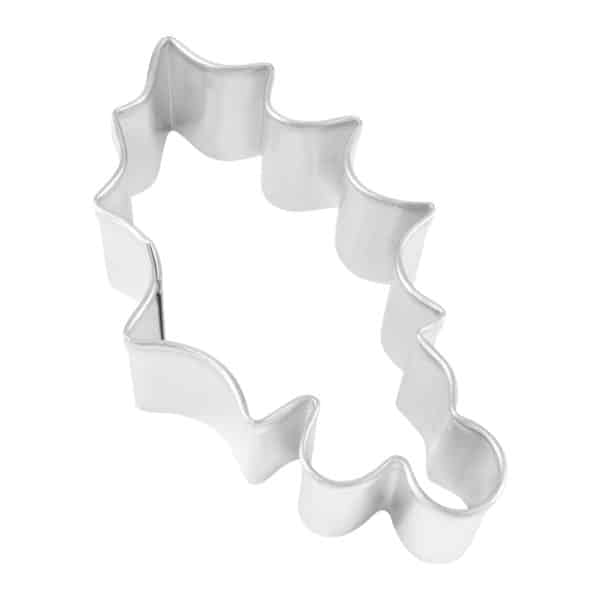 3.25" Holly Leaf cookie cutter