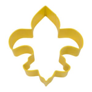 4.5" Yellow Fleur De Lis