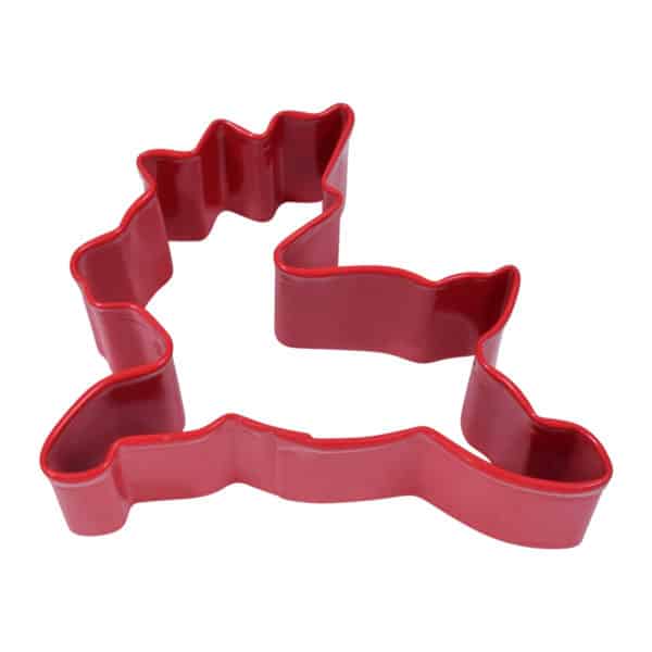 3" Red Reindeer cookie cutter