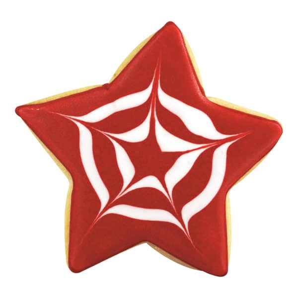 red star cookie
