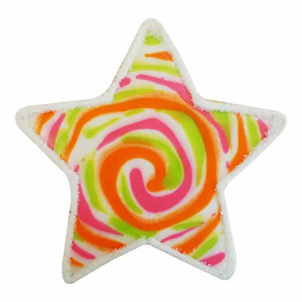 swirl star cookie