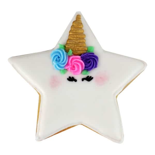 unicorn star cookie