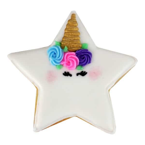 unicorn star cookie