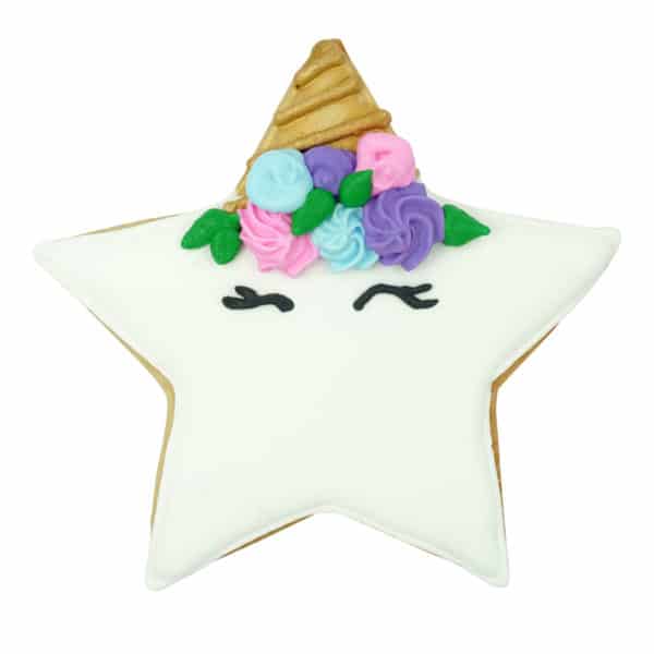 unicorn star cookie