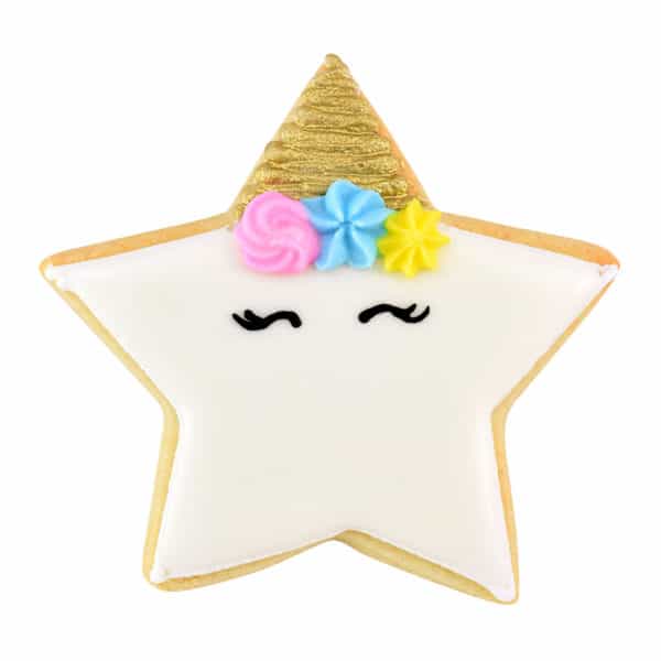 star unicorn cookie