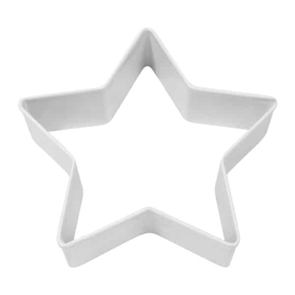 3.5" White Star cookie cutter