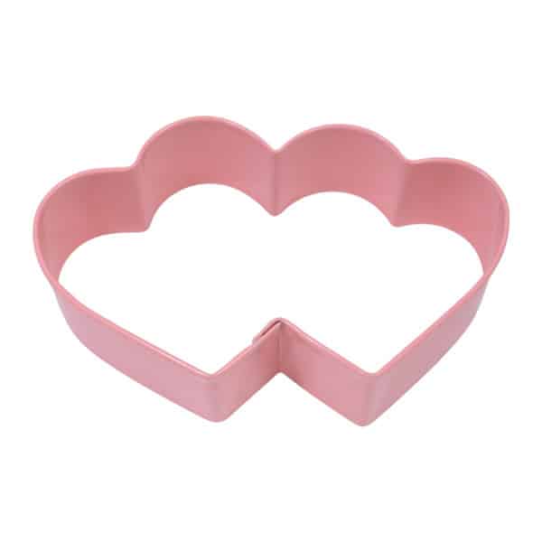 3.5" Pink Double Heart