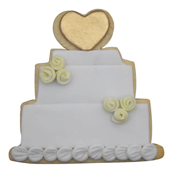 wedding cake cookie