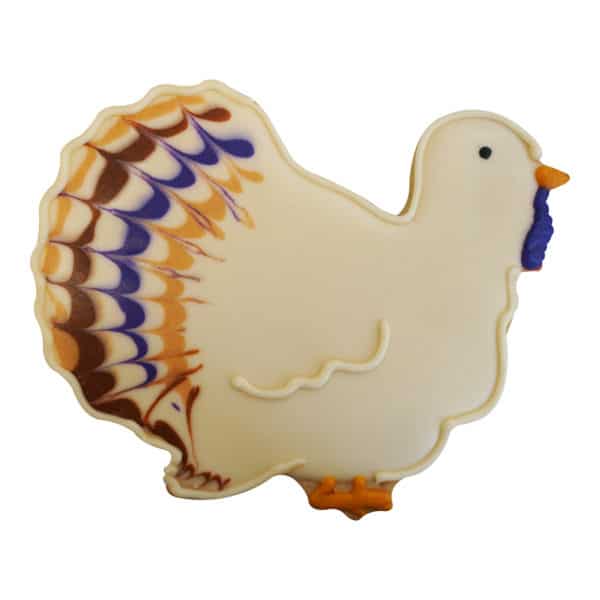 white turkey cookie