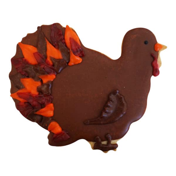 brown turkey cookie