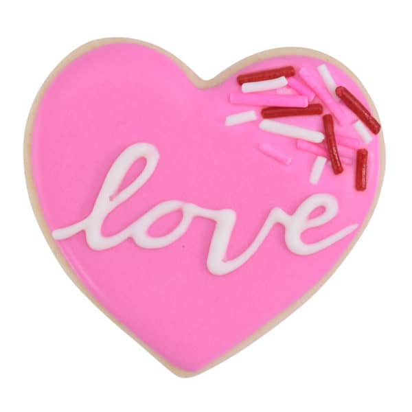 love heart cookie