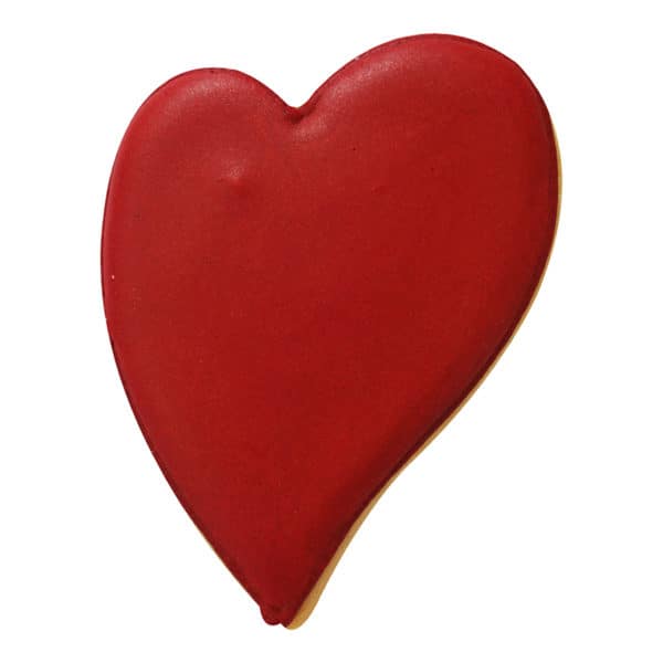 folk heart cookie