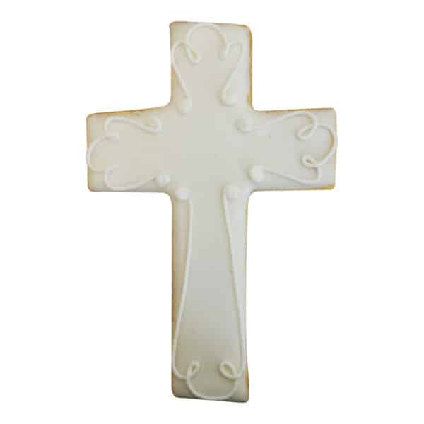 white cross cookie