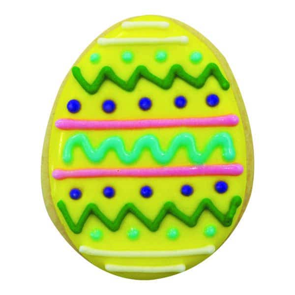 yellow easter egg cookie
