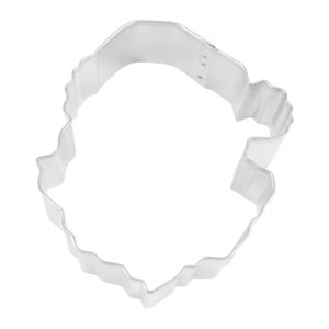 3.75" Santa Face cookie cutter