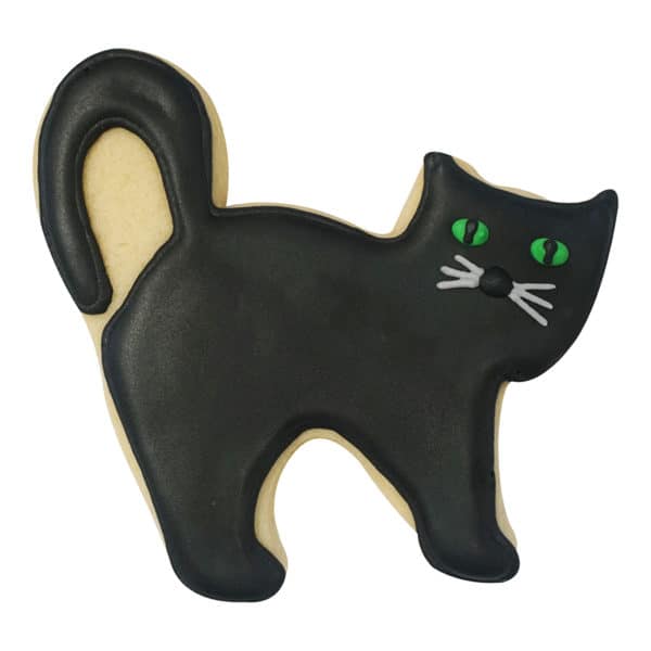 halloween cat cookie