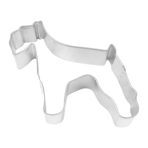 3" Schnauzer dog cookie cutter