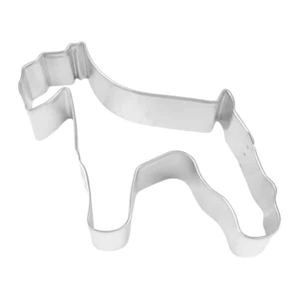 3" Schnauzer dog cookie cutter