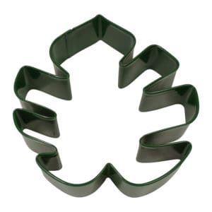 4.5" Green Tropical Leaf cookie cutter
