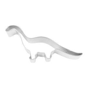 6" Brontosaurus dinosaur cookie cutter