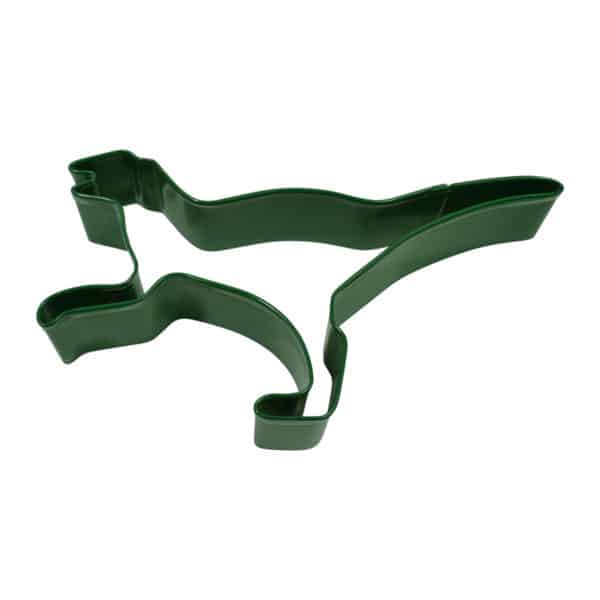 6" Green Velociraptor cookie cutter