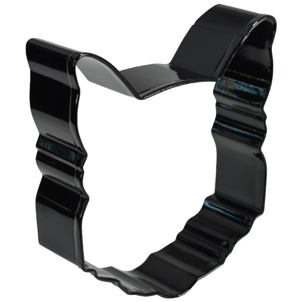 Cat Face Cookie Cutter (Black, 3.5") - Image 2