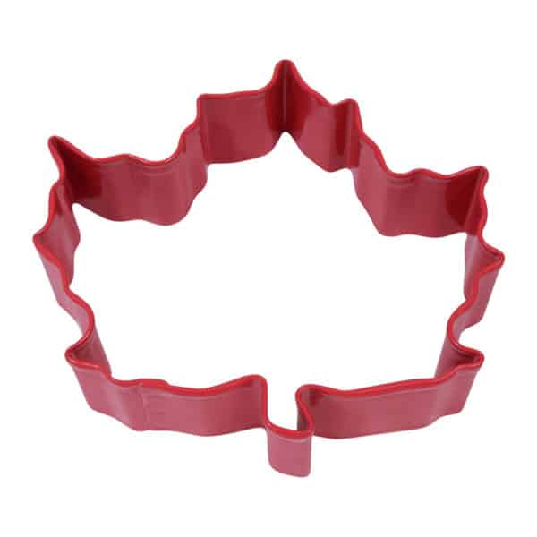 3" Red Canada Maple Leaf cookie cutter