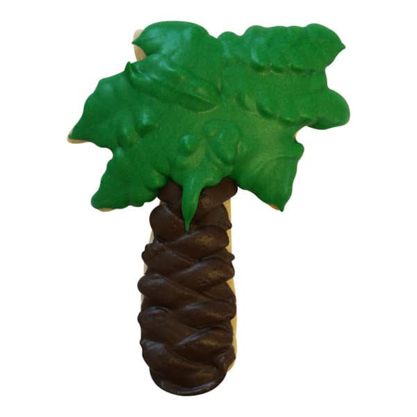 palm tree cookie