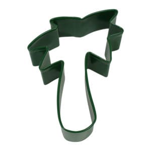 3.5" Green Palm Tree cookie cutter
