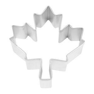 3" Maple Leaf Canadian National cookie cutter