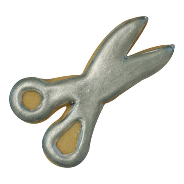 metal scissors cookie