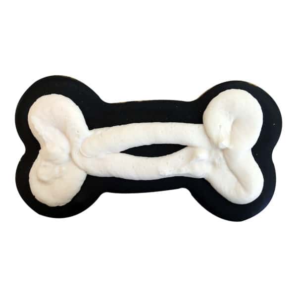 skeletal dog bone cookie