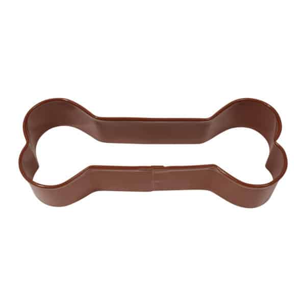 4.5" Brown Dog Bone cookie cutter