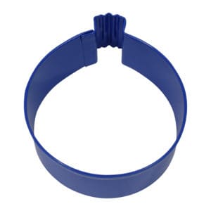3" Navy Ornament Round cookie cutter