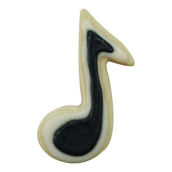 music note cookie