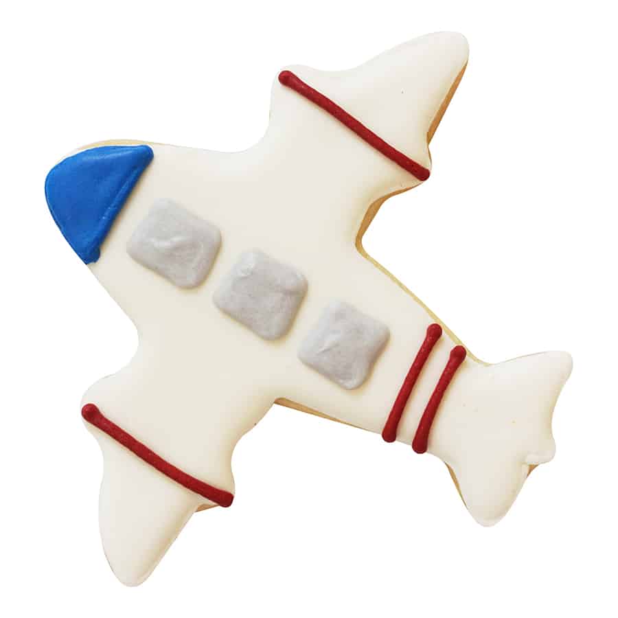 Airplane cookie cutter